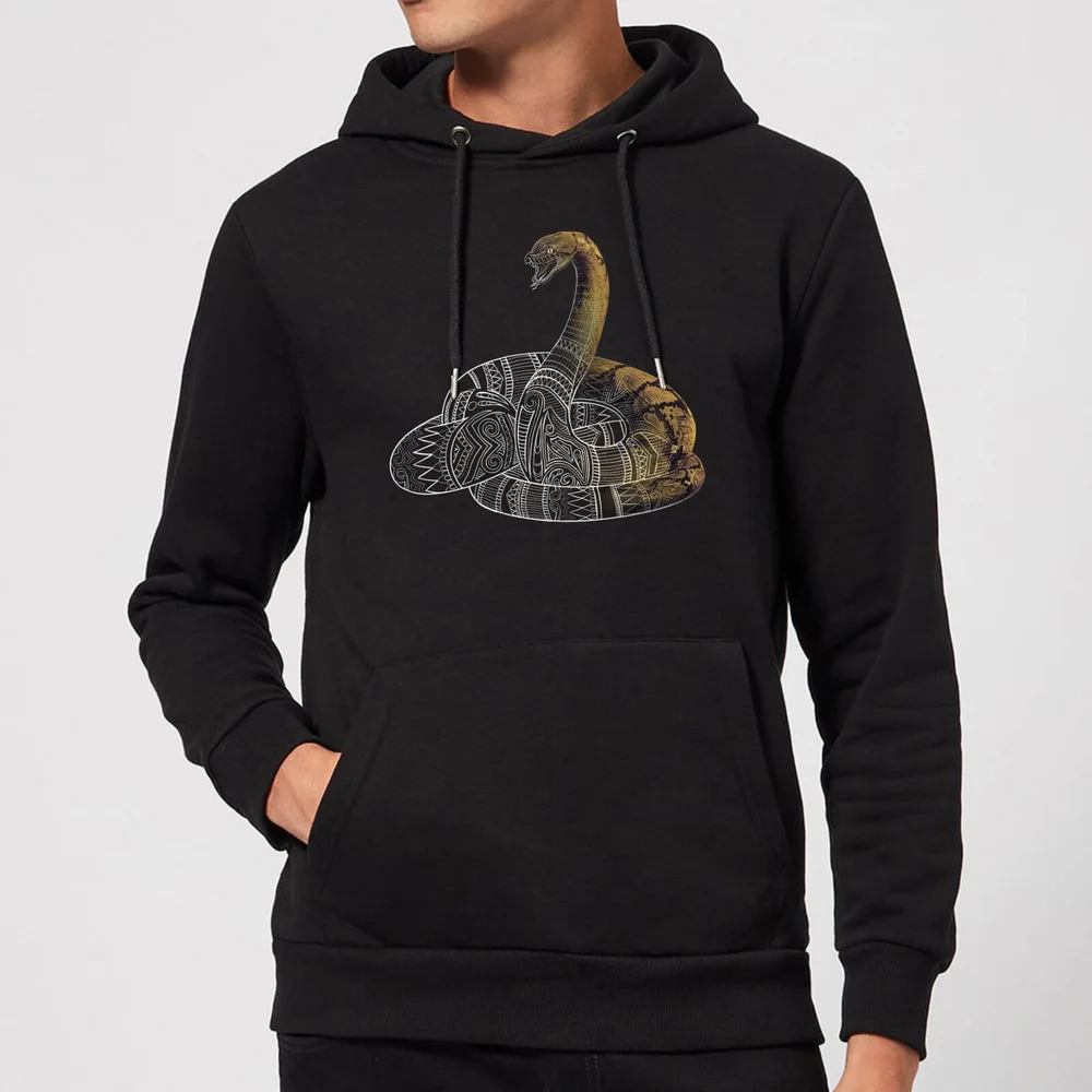 Fantastic Beasts Tribal Nagini hoodie - Zwart - S Afbeelding 1