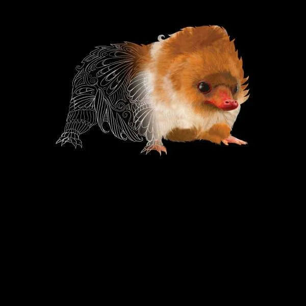Fantastic Beasts Tribal Baby Niffler hoodie - Zwart