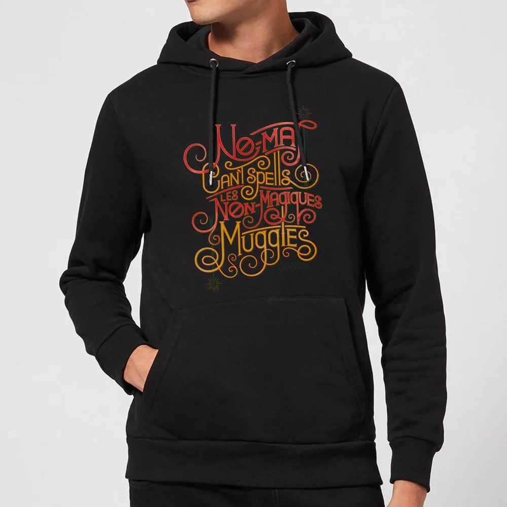 Fantastic Beasts No-Maj hoodie - Zwart - S Afbeelding 1