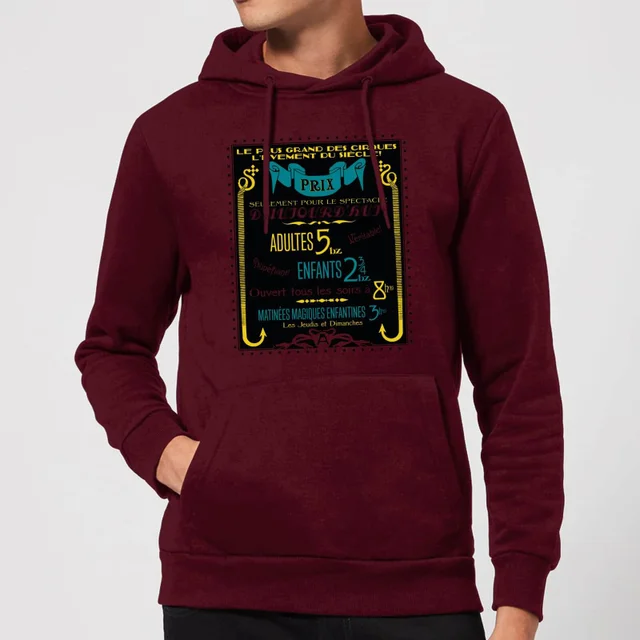 Fantastic Beasts Les Plus Grand Des Cirques hoodie - Wijnrood