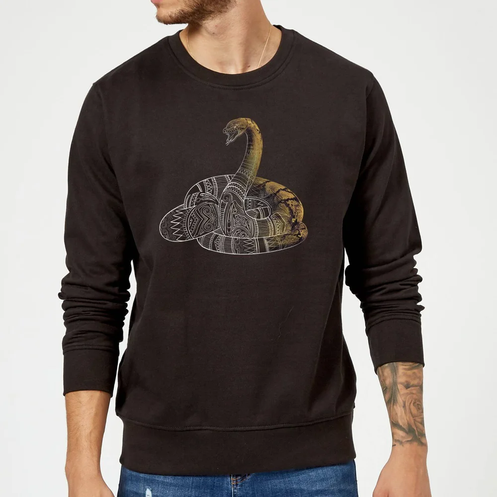 Fantastic Beasts Tribal Nagini trui - Zwart - S Afbeelding 1