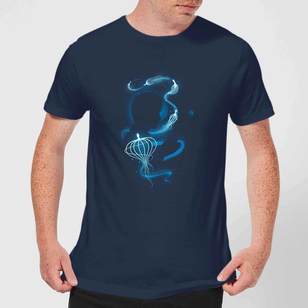 Fantastic Beasts Newt Silhouette t-shirt - Navy - S Afbeelding 1