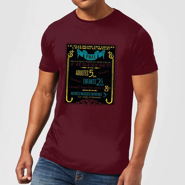 Fantastic Beasts Les Plus Grand Des Cirques t-shirt - Wijnrood