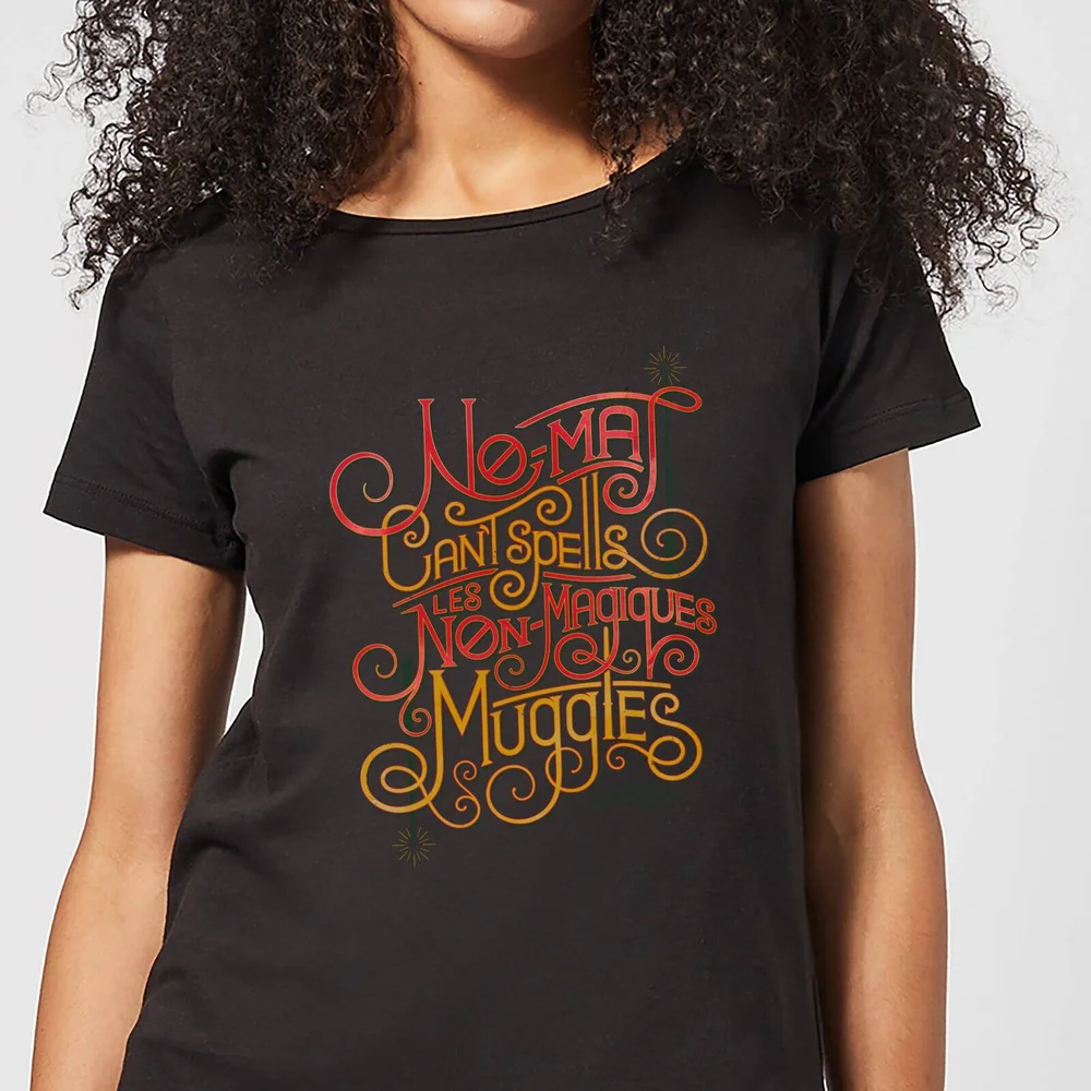 Fantastic Beasts No-Maj dames t-shirt - Zwart - XS Afbeelding 1