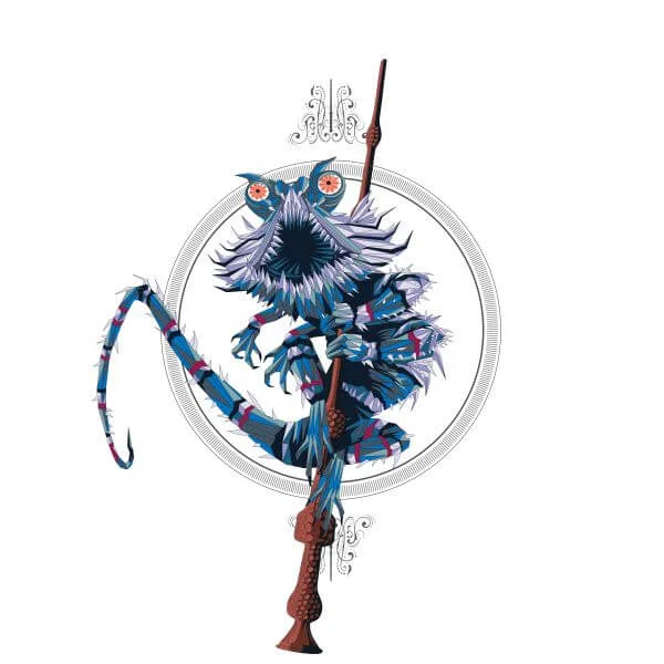 Fantastic Beasts Chupacabra dames t-shirt - Wit