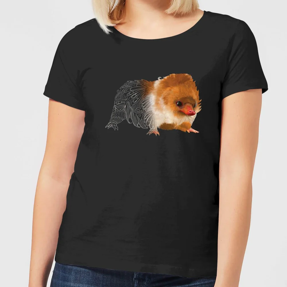 Fantastic Beasts Tribal Baby Niffler dames t-shirt - Zwart - XS Afbeelding 1
