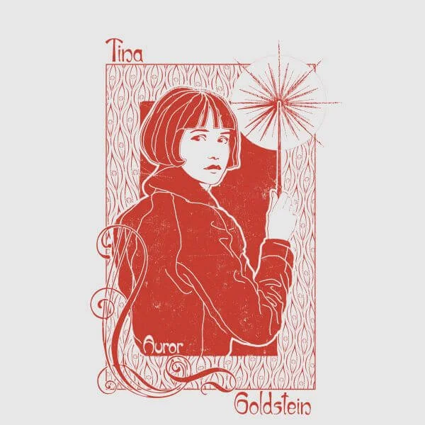 Fantastic Beasts Tina Goldstein dames t-shirt - Grijs