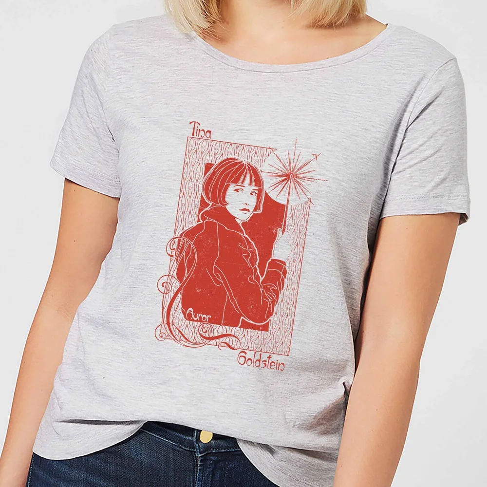 Fantastic Beasts Tina Goldstein dames t-shirt - Grijs - XS Afbeelding 1