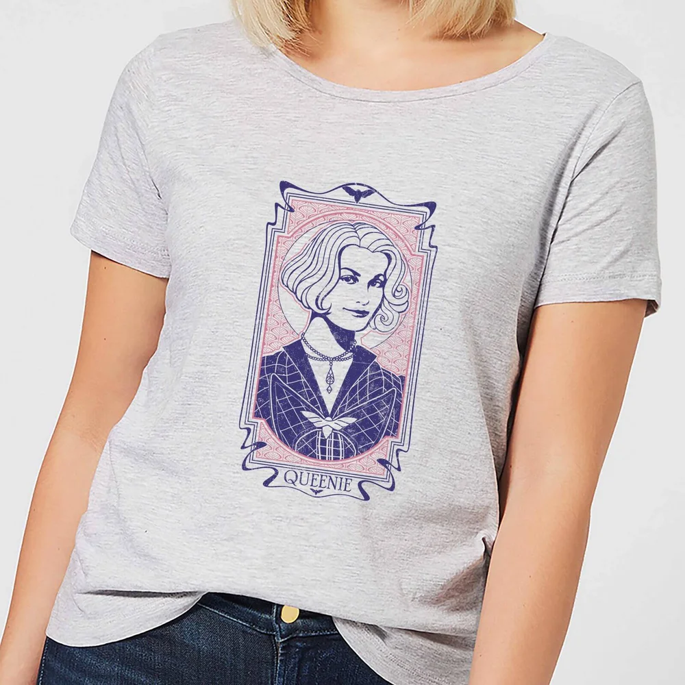 Fantastic Beasts Queenie dames t-shirt - Grijs - XS Afbeelding 1