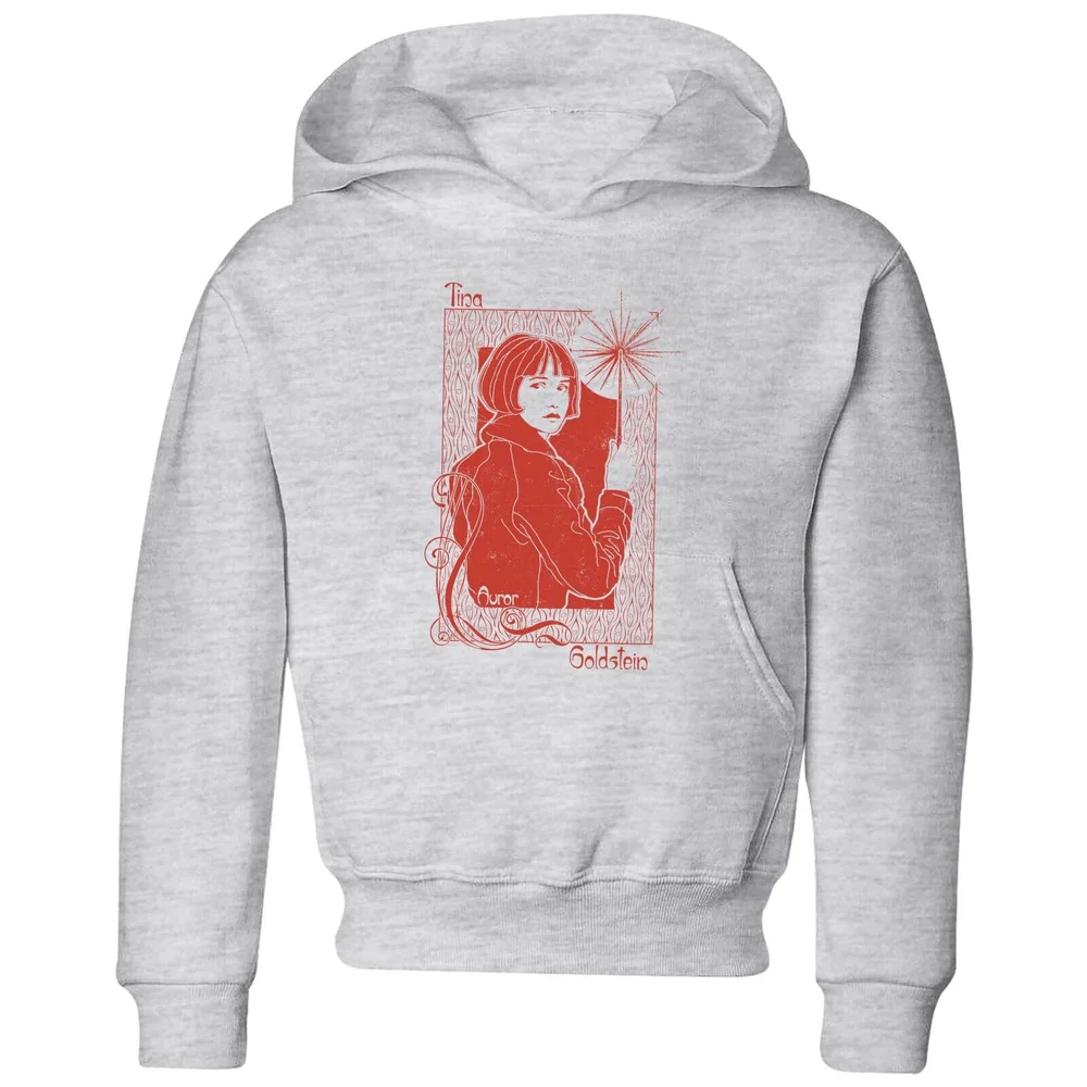 Fantastic Beasts Tina Goldstein kinder hoodie - Grijs - 98/104 (3-4 jaar) Afbeelding 1
