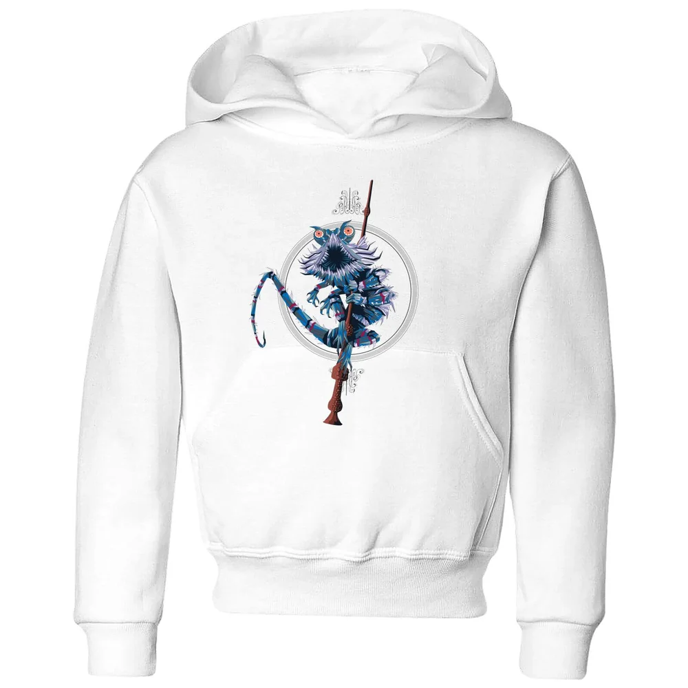 Fantastic Beasts Chupacabra kinder hoodie - Wit - 98/104 (3-4 jaar) Afbeelding 1