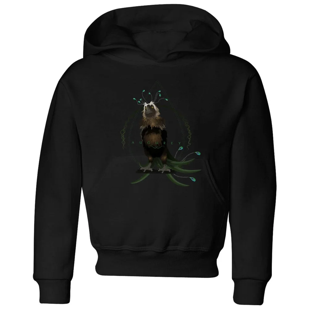 Fantastic Beasts Augurey kinder hoodie - Zwart - 98/104 (3-4 jaar) Afbeelding 1