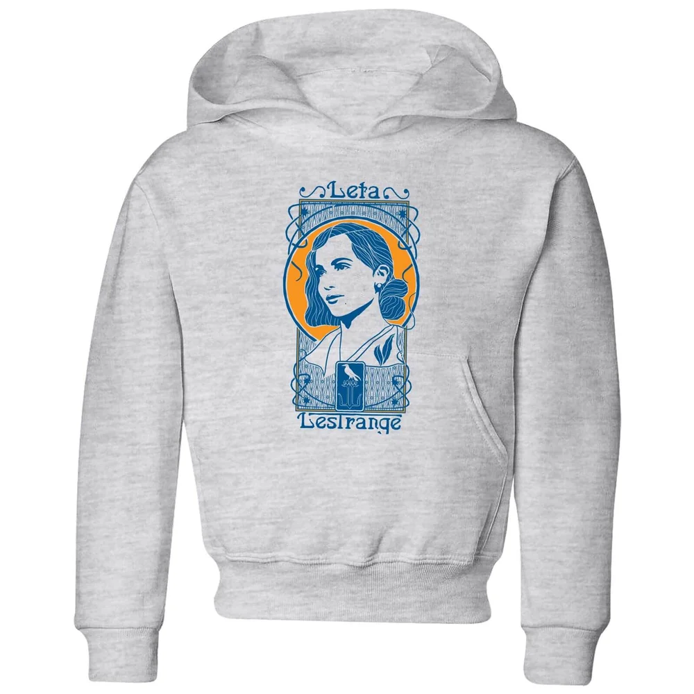Fantastic Beasts Leta Lestrange kinder hoodie - Grijs - 98/104 (3-4 jaar) Afbeelding 1