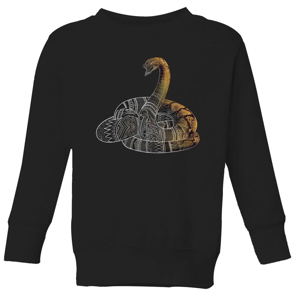 Fantastic Beasts Tribal Nagini kindertrui - Zwart - 98/104 (3-4 jaar) Afbeelding 1