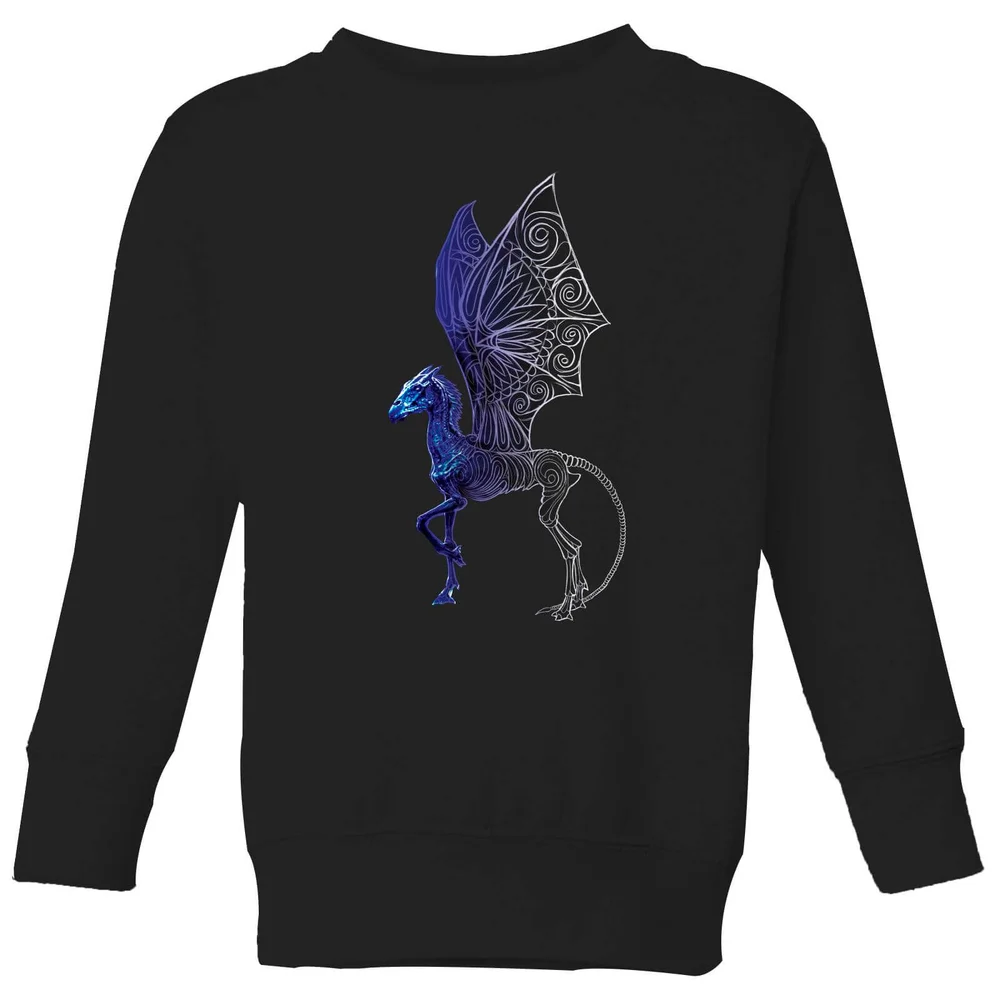 Fantastic Beasts Tribal Thestral kindertrui - Zwart - 98/104 (3-4 jaar) Afbeelding 1