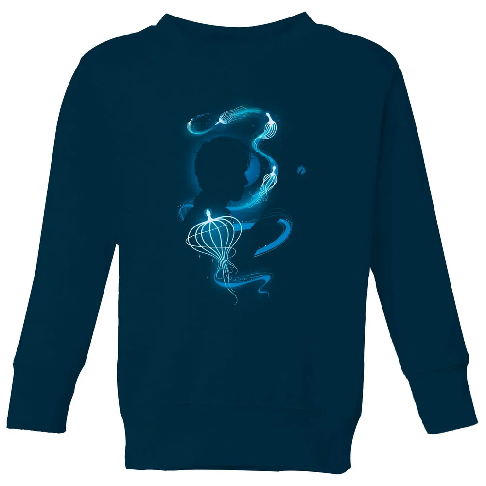 Fantastic Beasts Newt Silhouette kindertrui - Navy - 98/104 (3-4 jaar) Afbeelding 1