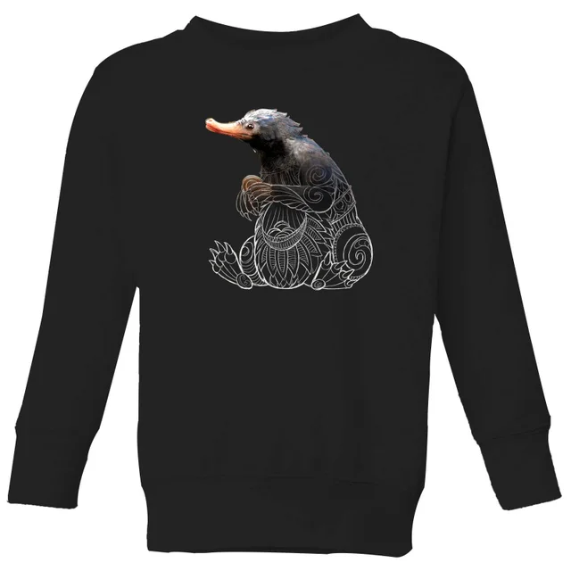 Fantastic Beasts Tribal Niffler kindertrui - Zwart