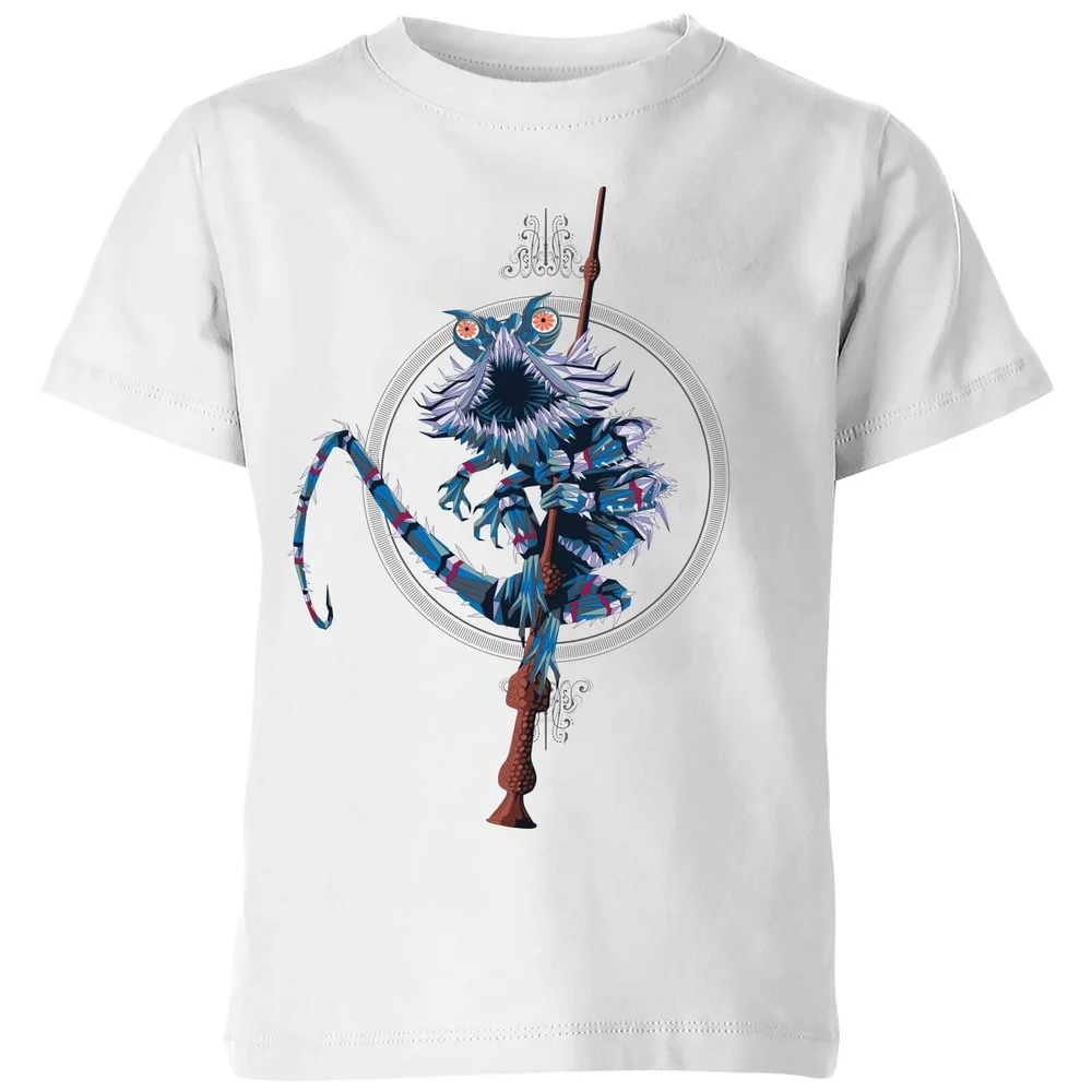 Fantastic Beasts Chupacabra kinder t-shirt - Wit - 98/104 (3-4 jaar) Afbeelding 1
