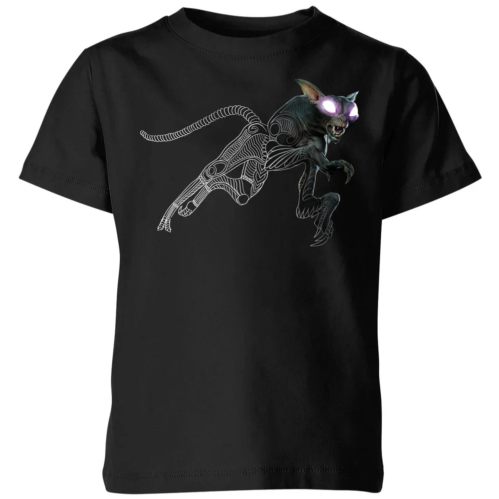 Fantastic Beasts Tribal Matagot kinder t-shirt - Zwart - 98/104 (3-4 jaar) Afbeelding 1