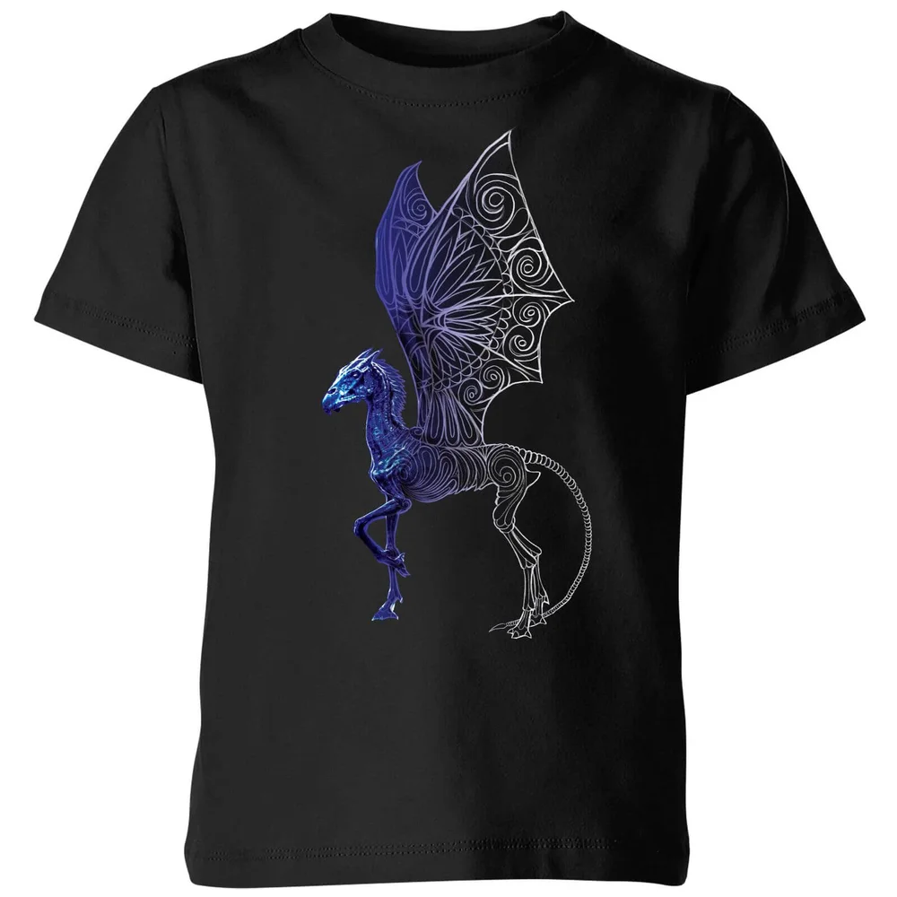 Fantastic Beasts Tribal Thestral kinder t-shirt - Zwart - 98/104 (3-4 jaar) Afbeelding 1