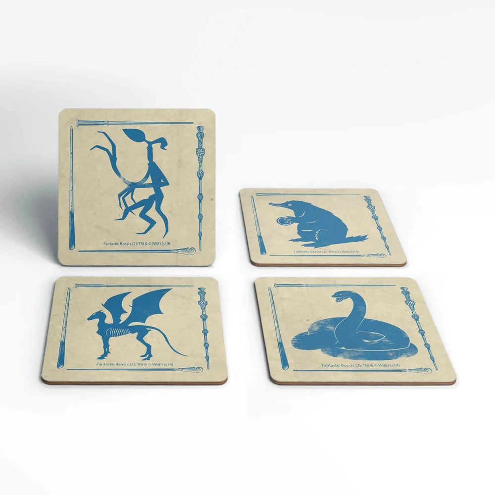 Fantastic Beasts Creature onderzetters (Set van 4) Afbeelding 1