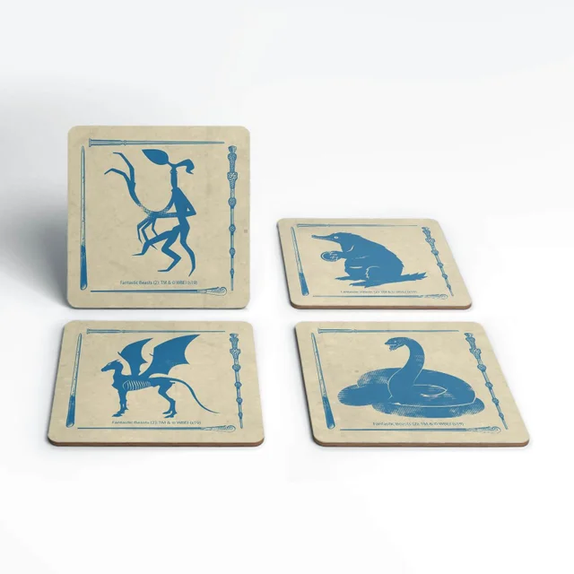 Fantastic Beasts Creature onderzetters (Set van 4)