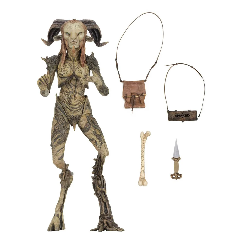 NECA GTD Signature Collection - 7" Scale Action Figure - Faun (Pan’s Labyrinth) Afbeelding 1