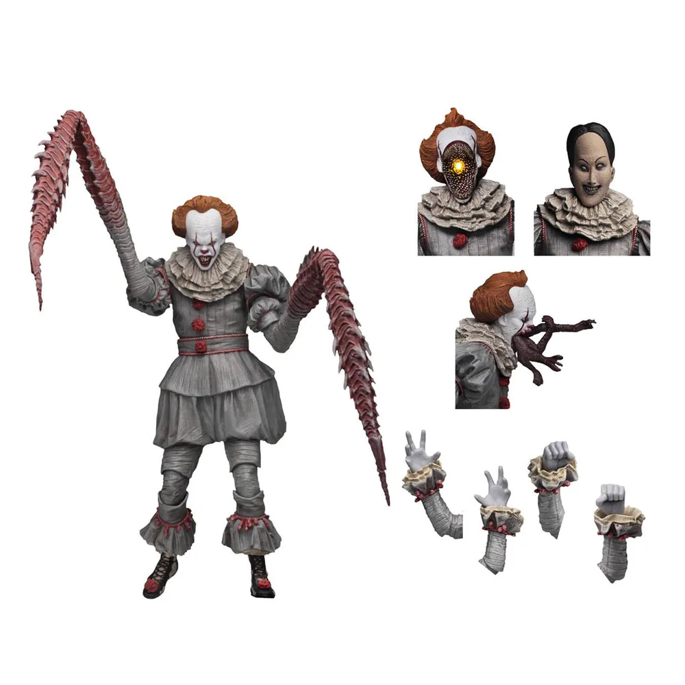 NECA IT 7 Inch Scale Ultimate "Dancing Clown" Pennywise actiefiguur Afbeelding 1