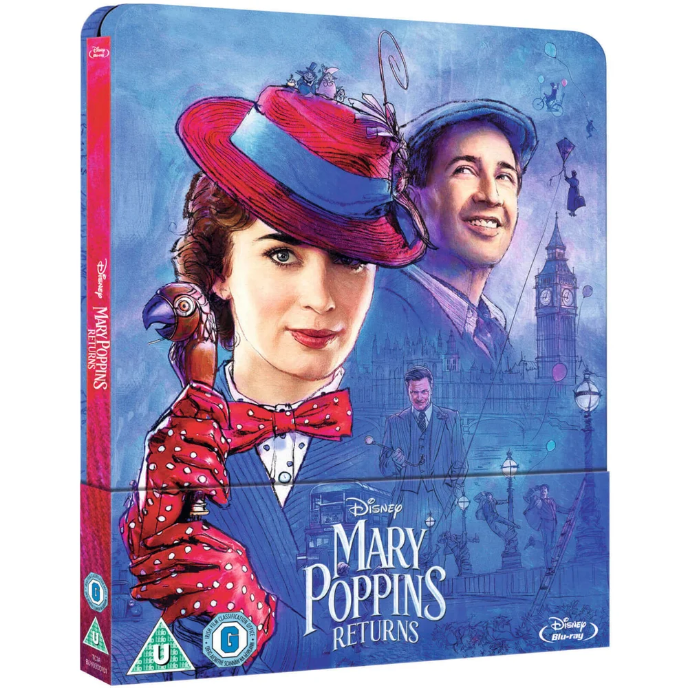 Mary Poppins Returns - Zavvi exclusief limited edition Steelbook Afbeelding 1