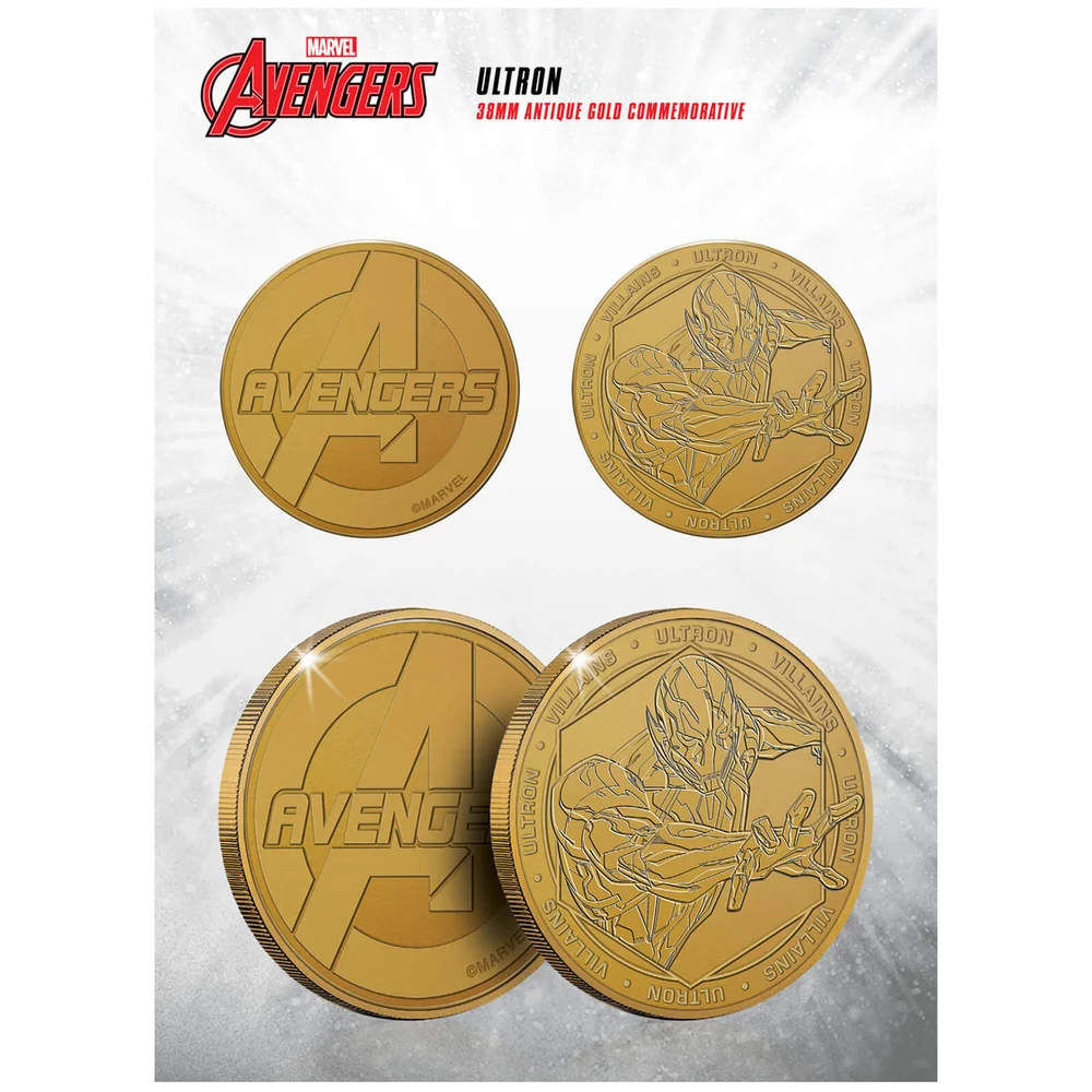 Marvel Ultron Verzamelbare Evergreen Herdenkingsmunt Afbeelding 1