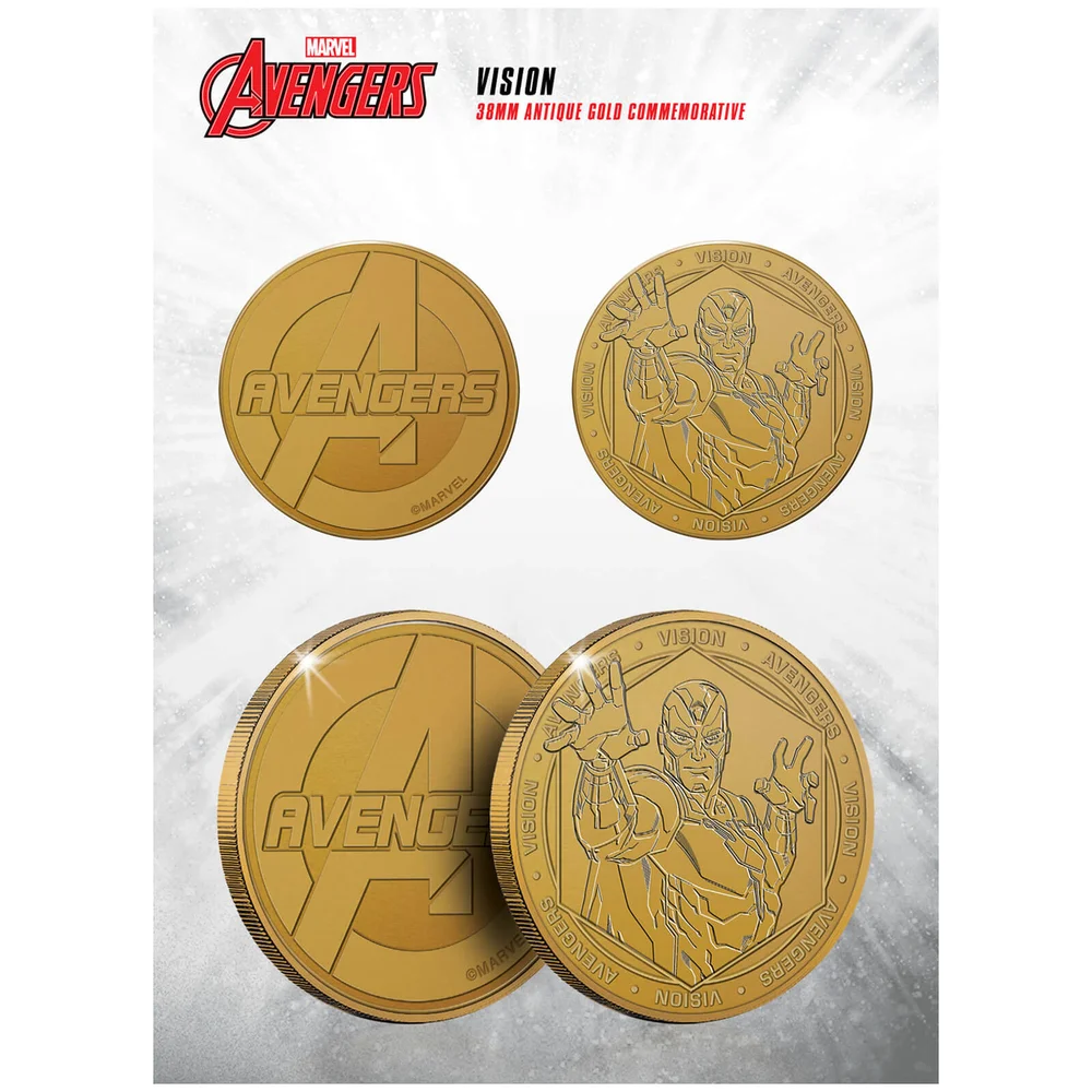 Marvel Vision Verzamelbare Evergreen Herdenkingsmunt Afbeelding 1