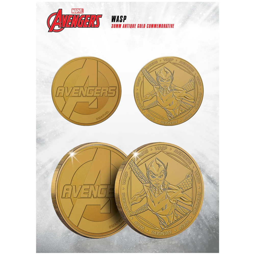 Marvel The Wasp Verzamelbare Evergreen Herdenkingsmunt Afbeelding 1