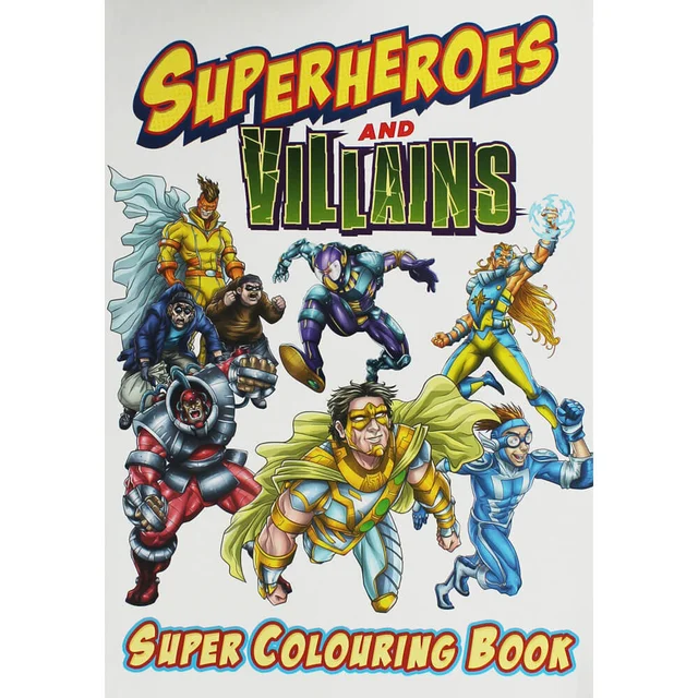 Superhelden kleurboek