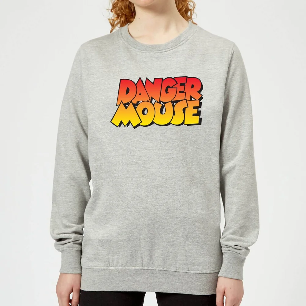 Danger Mouse Colour Logo Women's Sweatshirt - Grey - 3XL Afbeelding 1