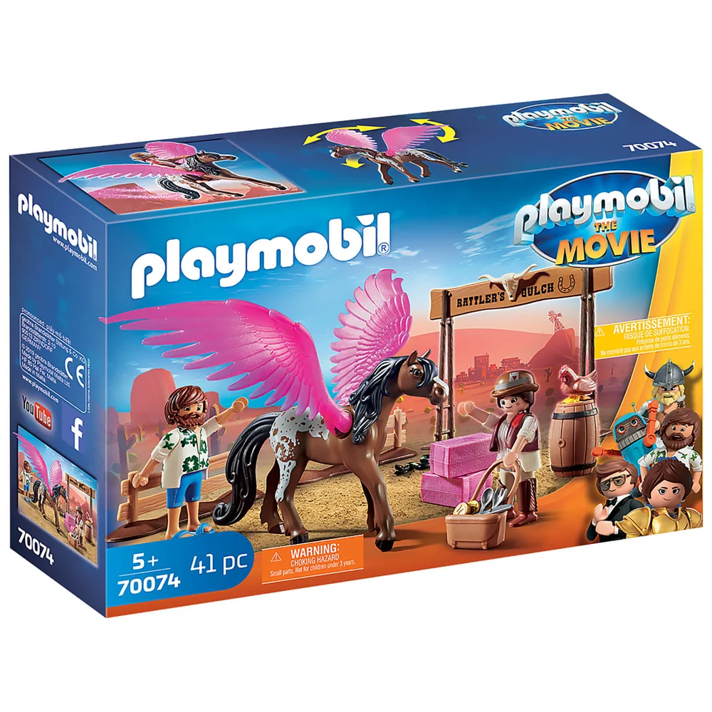 Playmobil: The Movie Marla and Del met vliegend paard (70074) Afbeelding 1