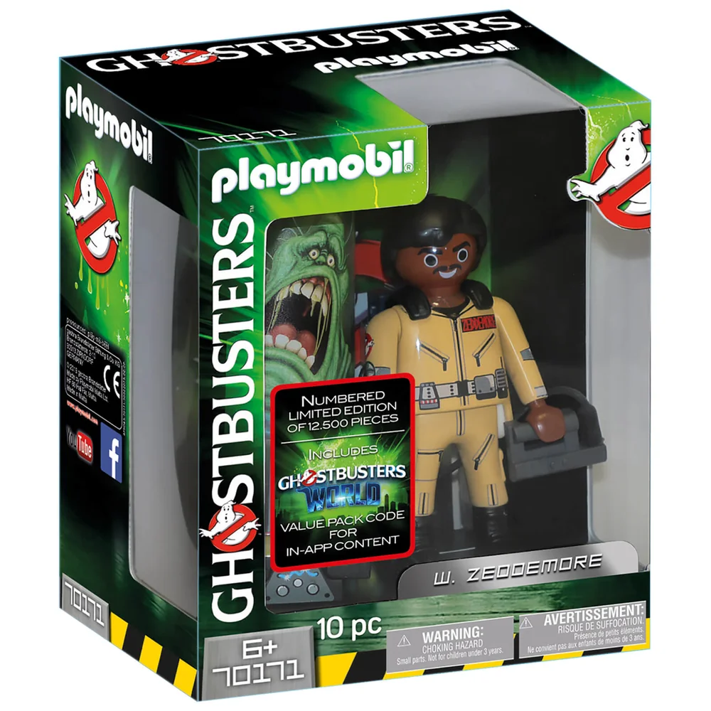 Playmobil Ghostbusters Collector's Edition W. Zeddemore - Limited and individually numbered (70171) Afbeelding 1