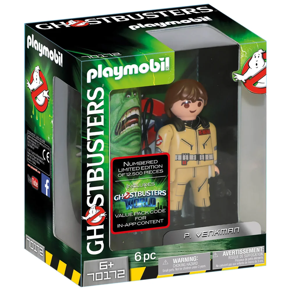 Playmobil Ghostbusters Collectors Editie P. Venkman - beperkt en individueel genummerd (70172) Afbeelding 1