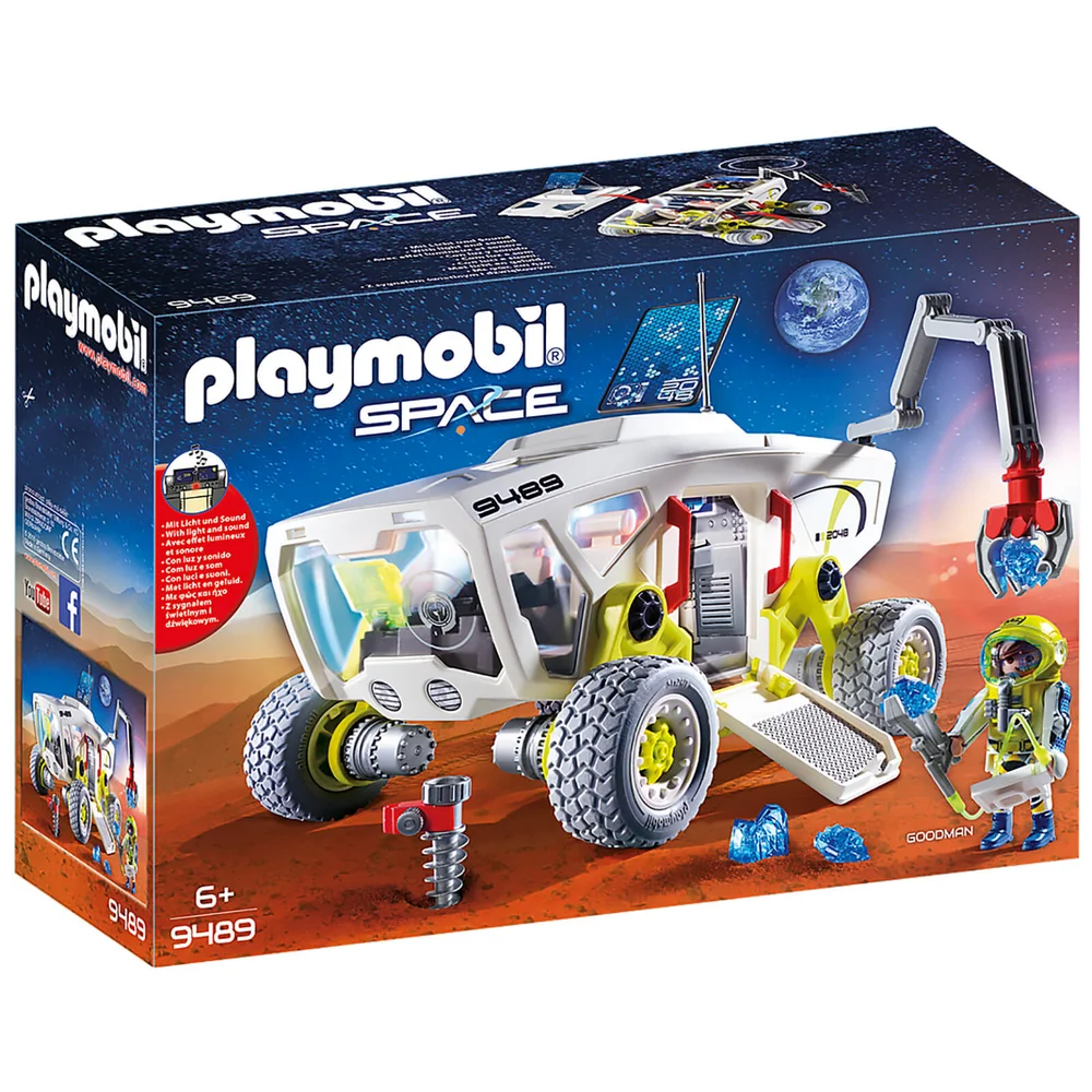 Playmobil Ruimte Mars Onderzoeksvoertuig met verwisselbare hulpstukken (9489) Afbeelding 1
