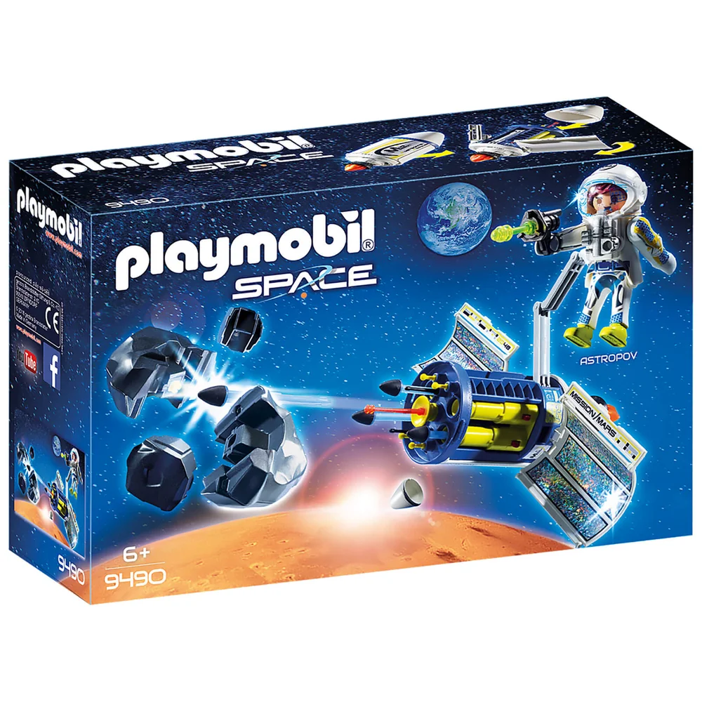 Playmobil Ruimte Satelliet meteoroïde laser met werkend kanon (9490) Afbeelding 1