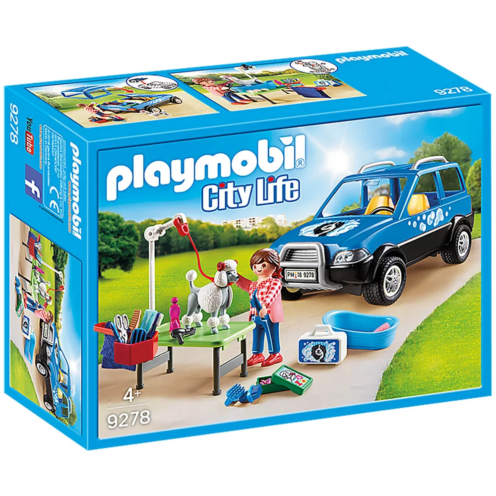 Playmobil City Life Mobile Pet Groomer with Removeable Roof (9278) Afbeelding 1