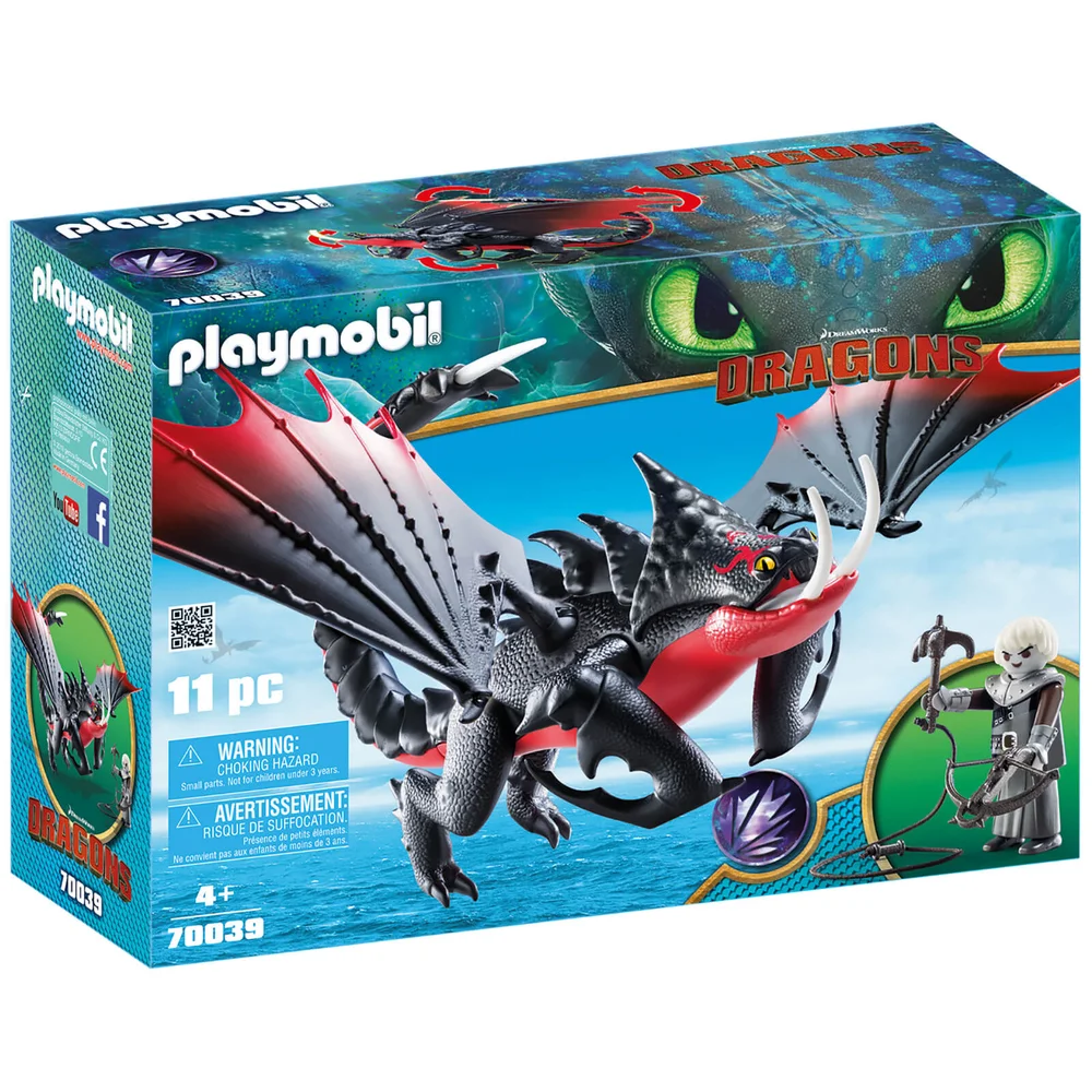 Playmobil DreamWorks Dragons Deathgripper with Grimmel (70039) Afbeelding 1