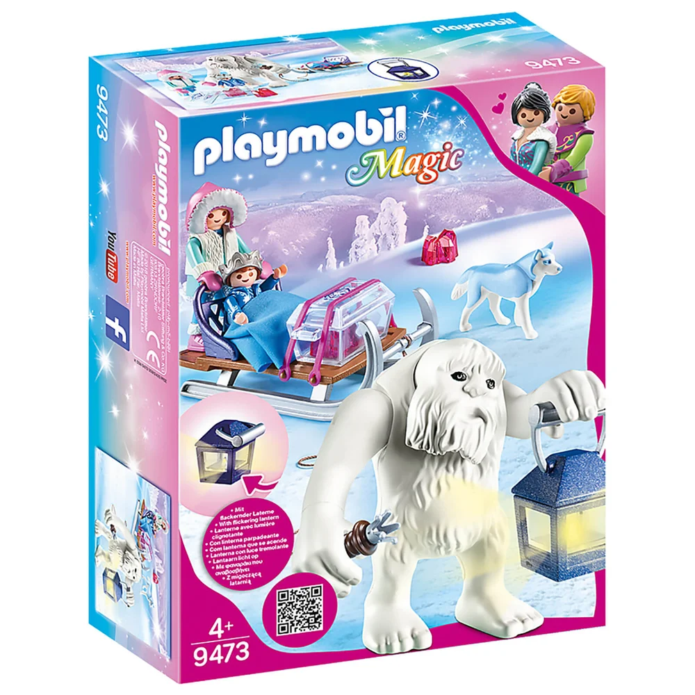 Playmobil Magic Yeti with Sleigh with Luminous Lantern (9473) Afbeelding 1