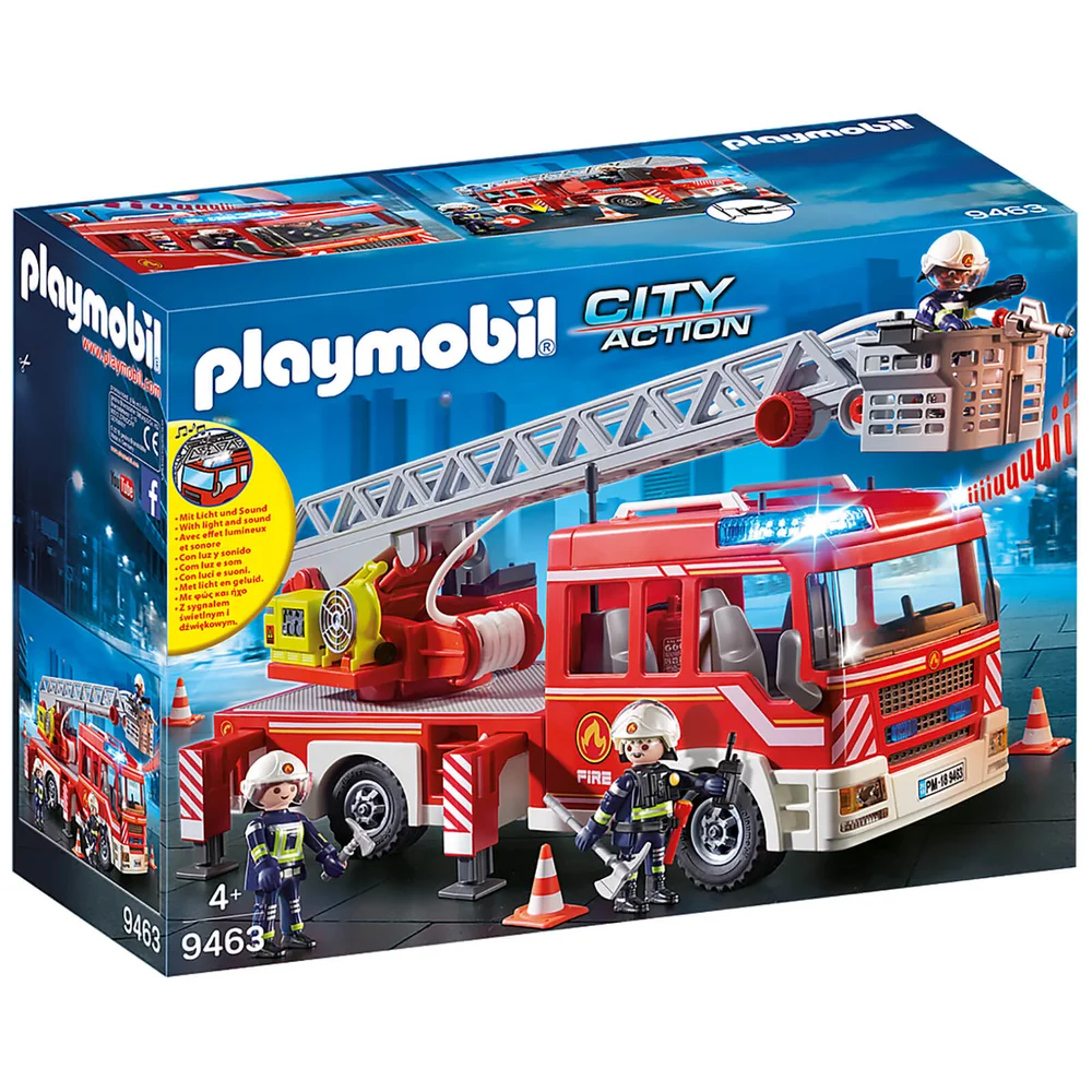 Playmobil City Action Brandweerladder met uitschuifbare ladder (9463) Afbeelding 1