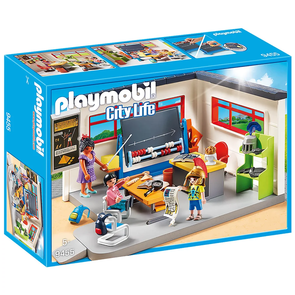 Playmobil City Life History Class with Functional Blackboard (9455) Afbeelding 1