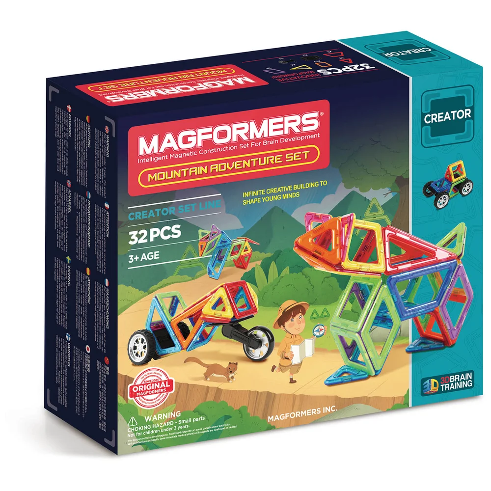 Magformers Mountain Adventure Set - 32 Pieces Afbeelding 1