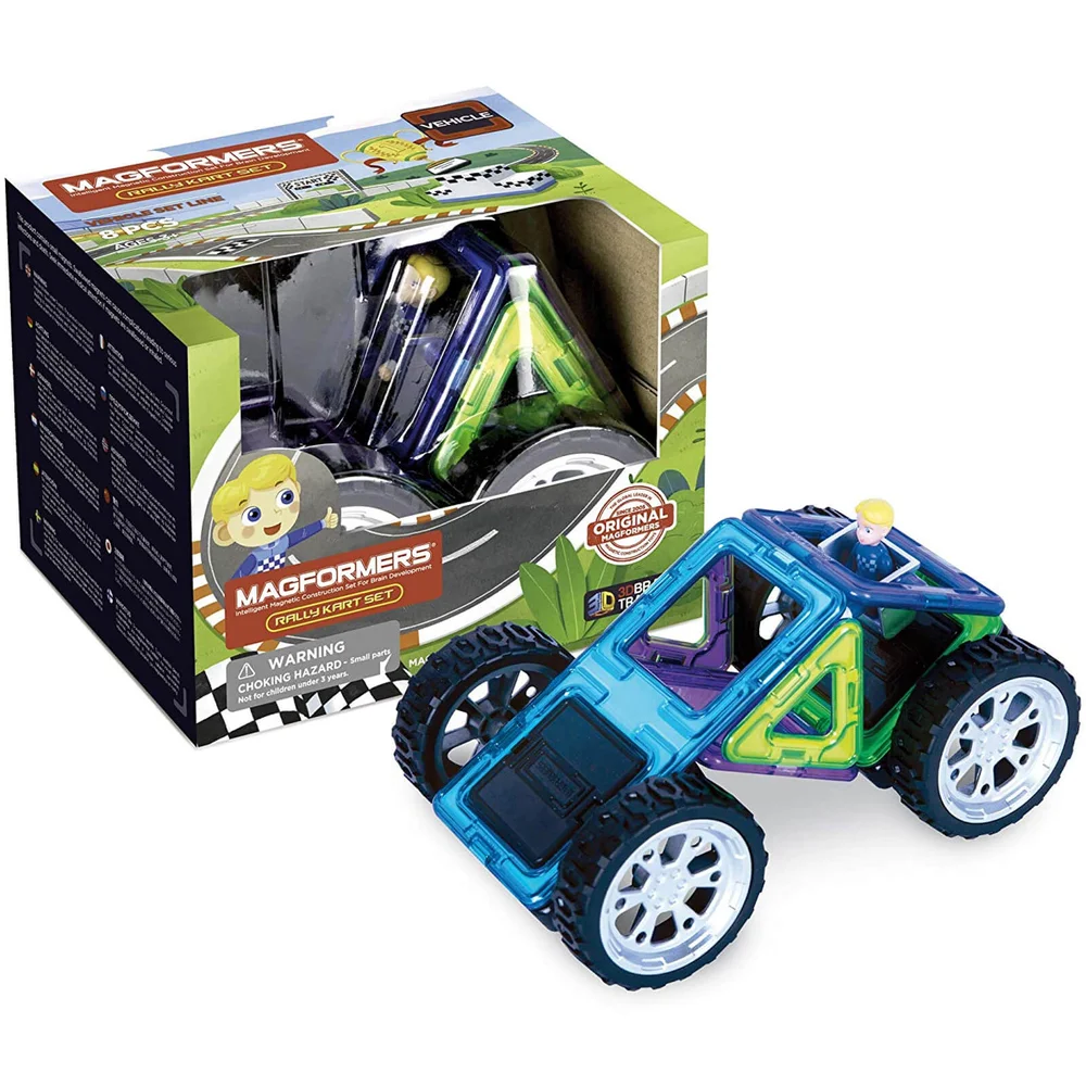 Magformers Rally Kart Set Afbeelding 1