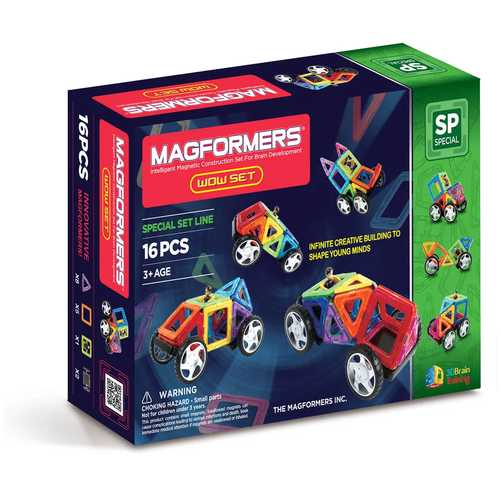 Magformers Wow Set - 16 stuks Afbeelding 1