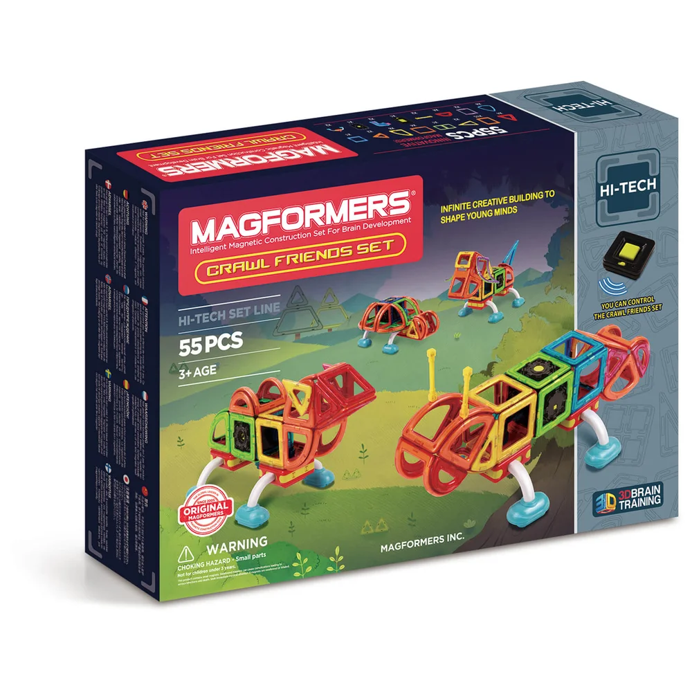 Magformers Crawl Friends Set - 56 Pieces Afbeelding 1