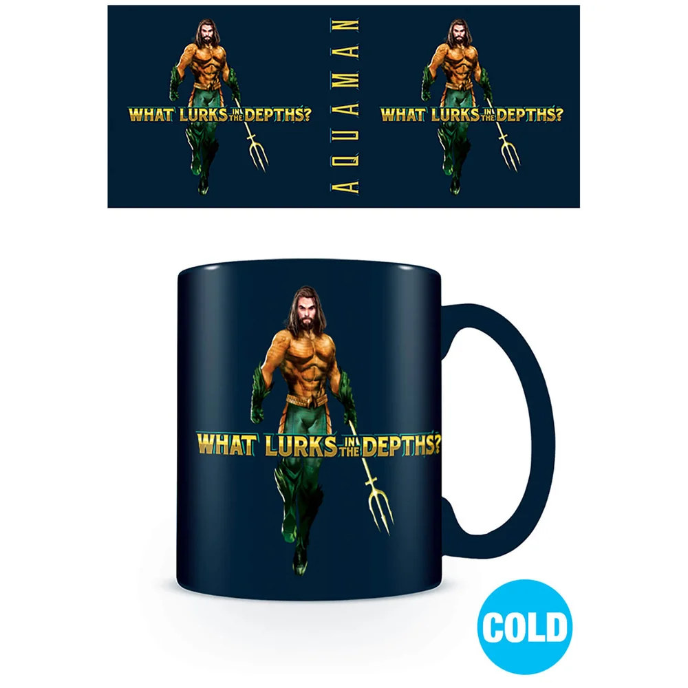 Aquaman (What Lurks in the Depths) Heat Changing Mug Afbeelding 1
