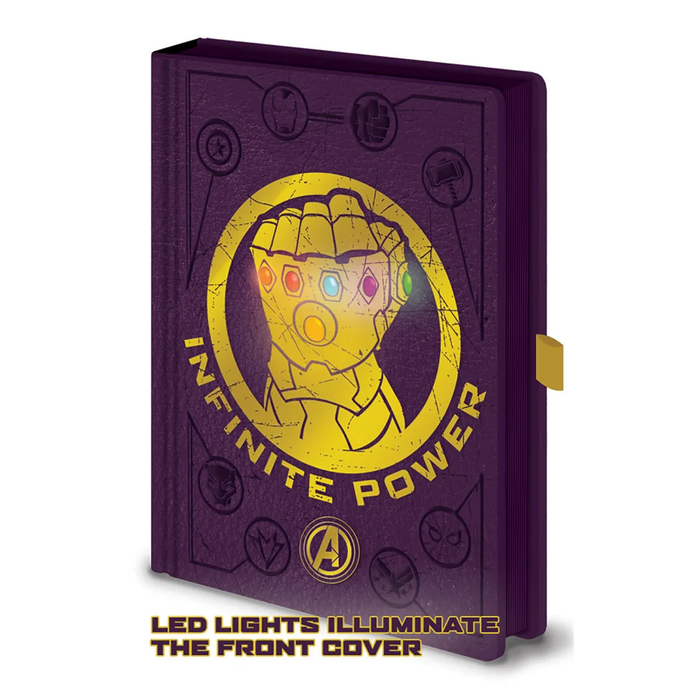 Avengers: Infinity War (Gauntlet LED Lights) A5 Notebook Afbeelding 1